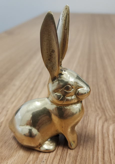 Golden Bunny Figurine - photo 2