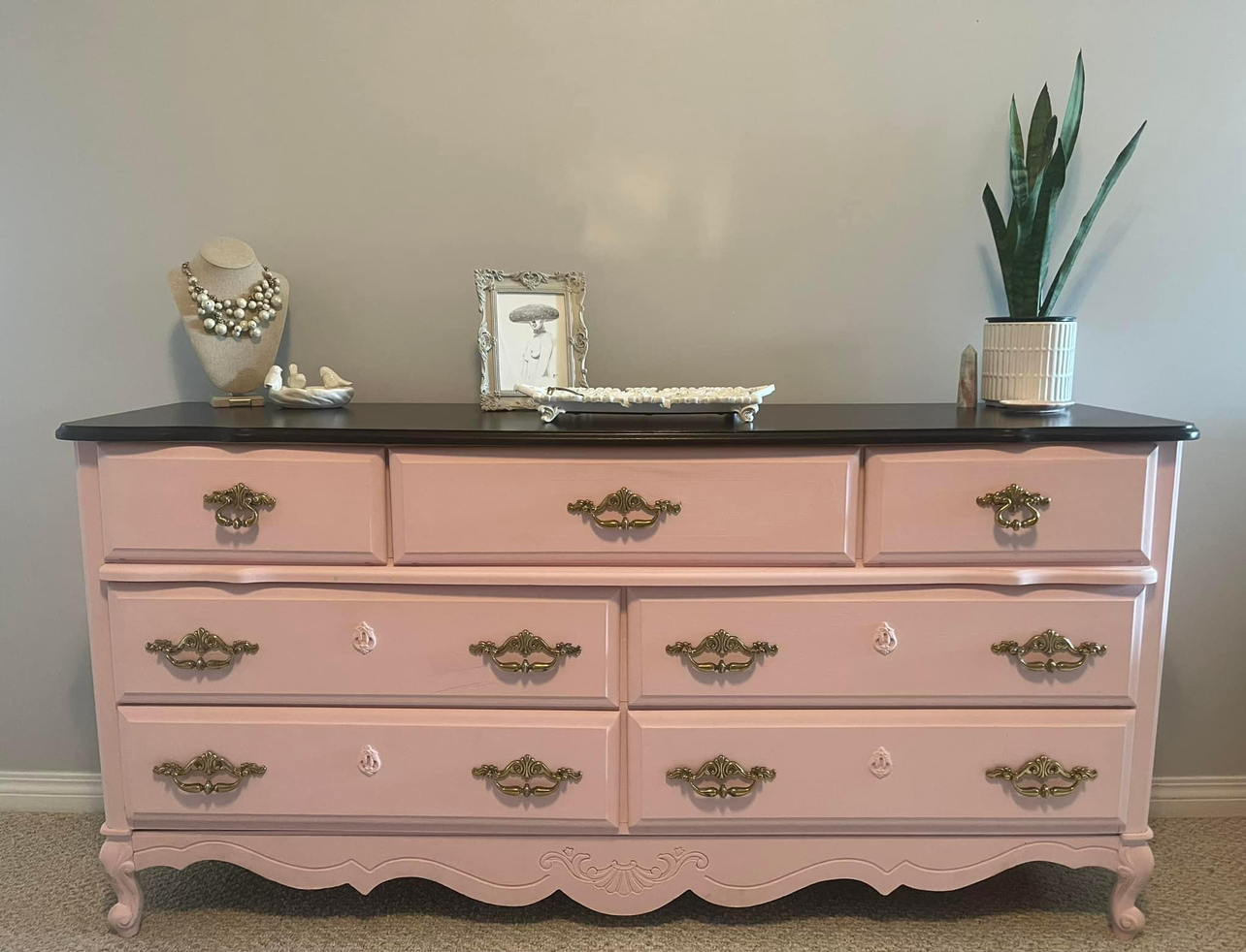 🎁Antique Refinished Dresser - photo 3