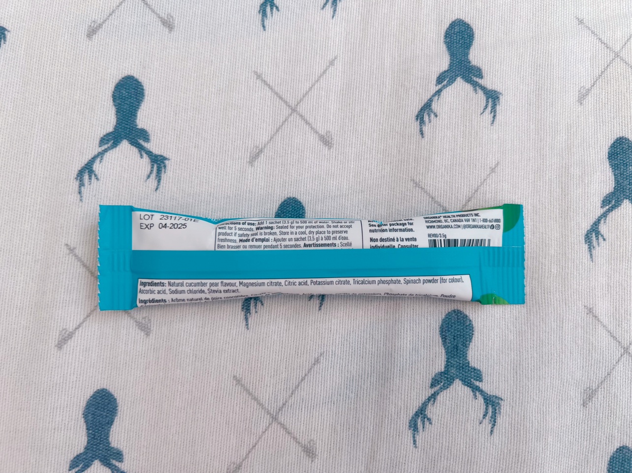 Organika electrolytes cucumber Pear flavour 3.5g 🎁 image indicator(2)