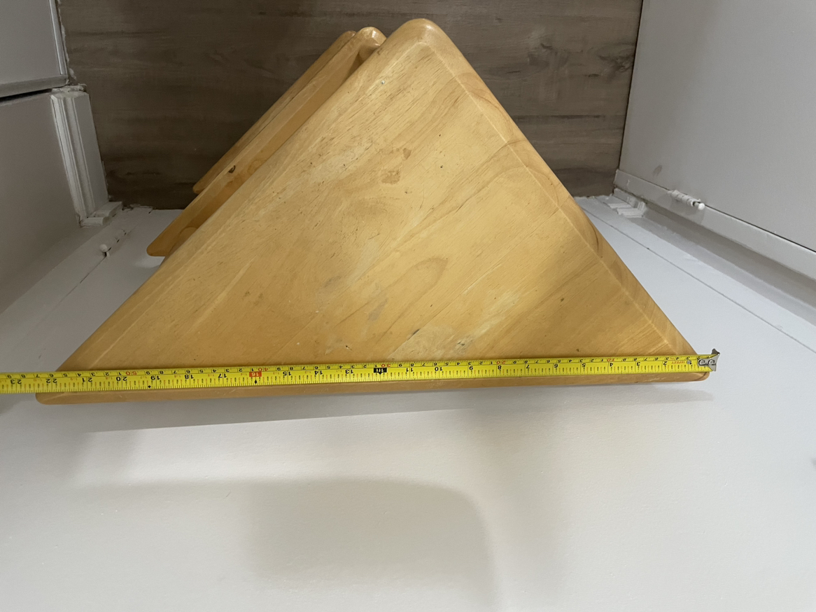 🎁 triangular 3 Tier croner shelf - photo 3