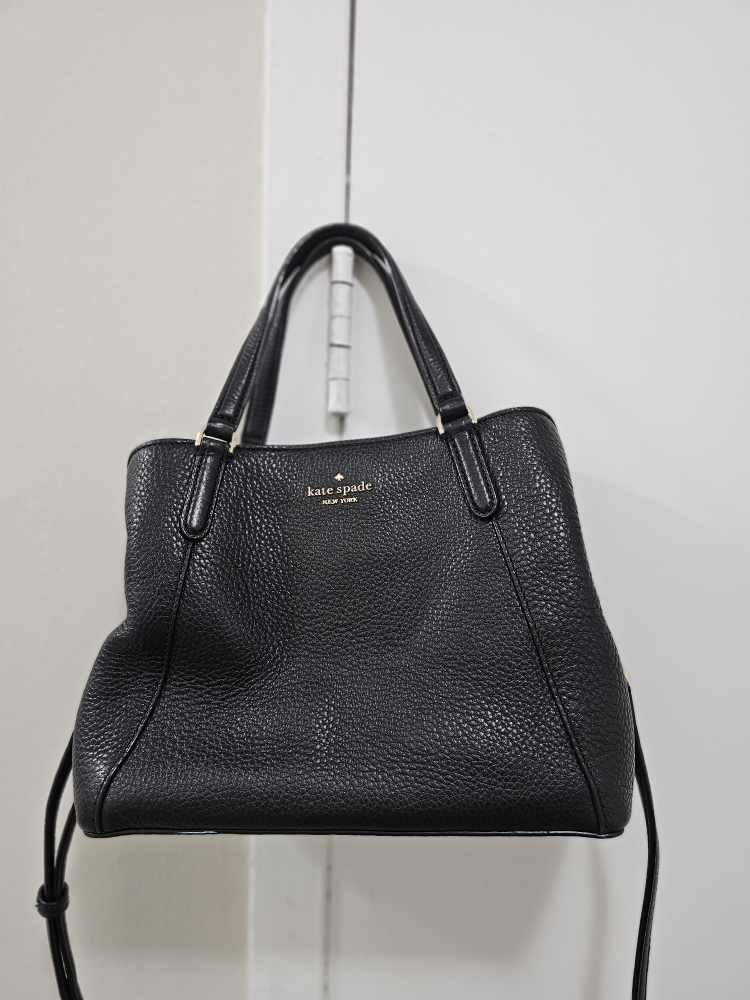 Kate Spade black leather purse