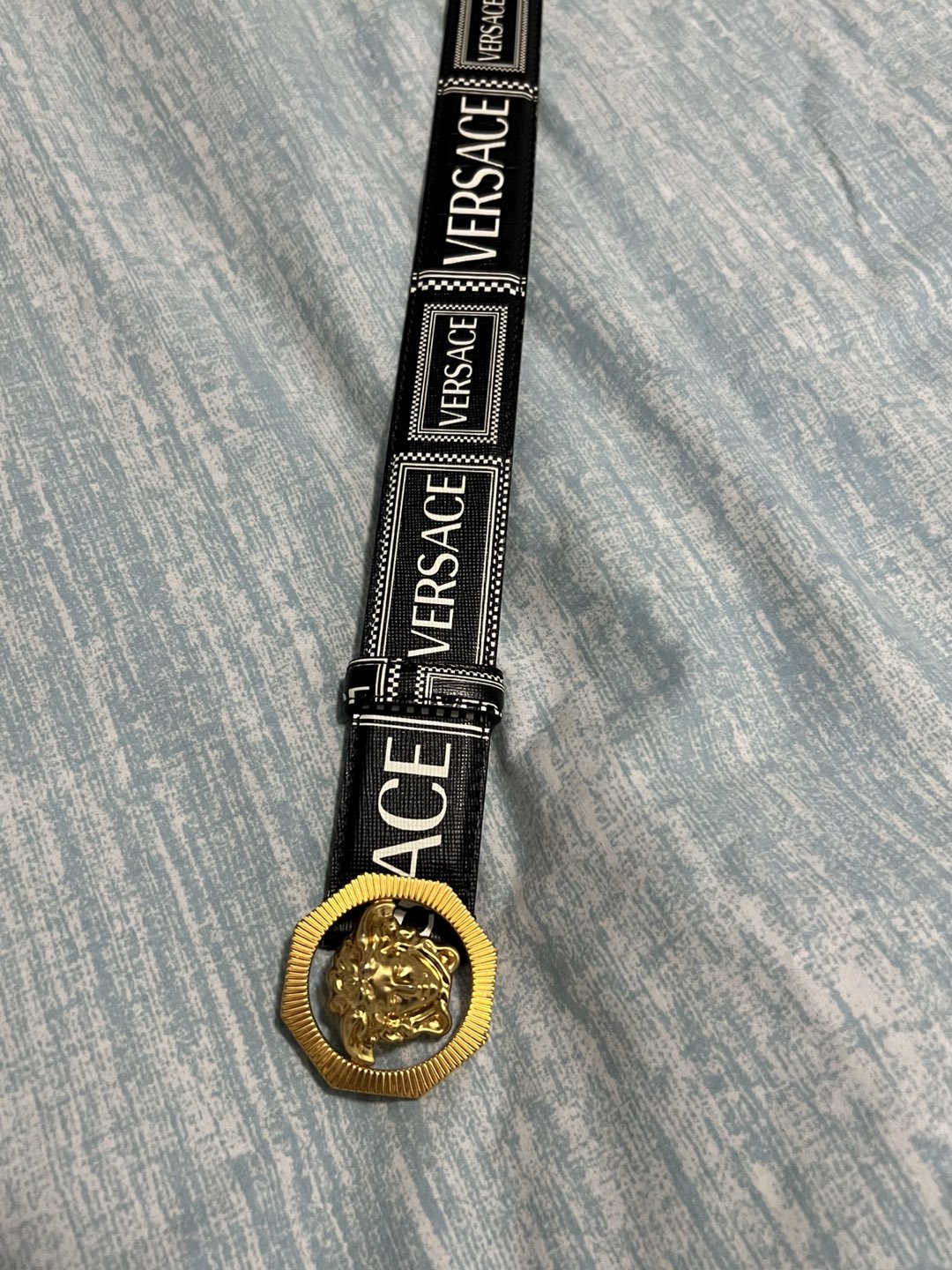 Versace 90s Vintage Logo Belt - photo 2