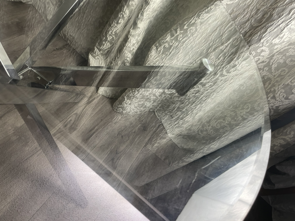 Glass Dining Room Round Table 🎁 - photo 2