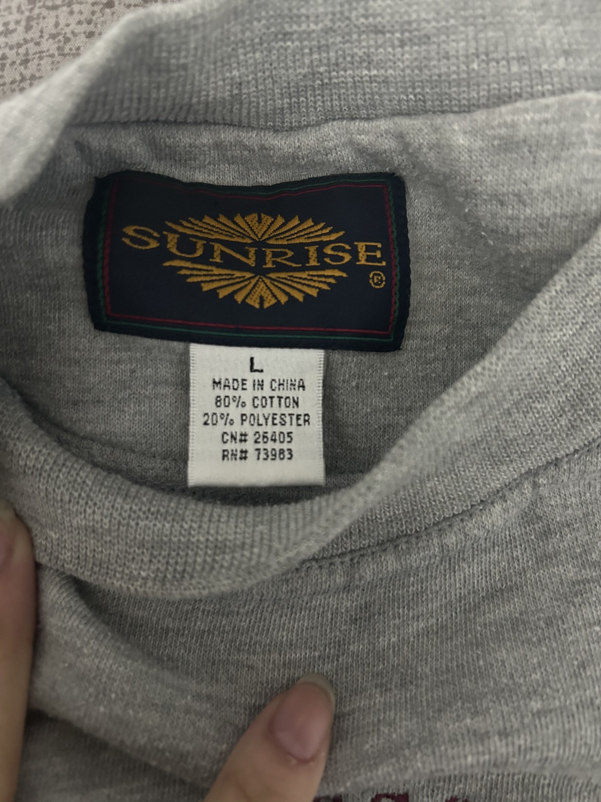 Grey Oversized Crewneck image indicator(3)
