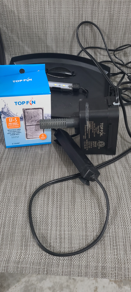 2.5 Gallon Fish  Tank With 10Watts Heater & Filter image indicator(2)