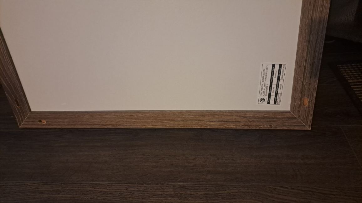 black hangable magnetic chalkboard - photo 3