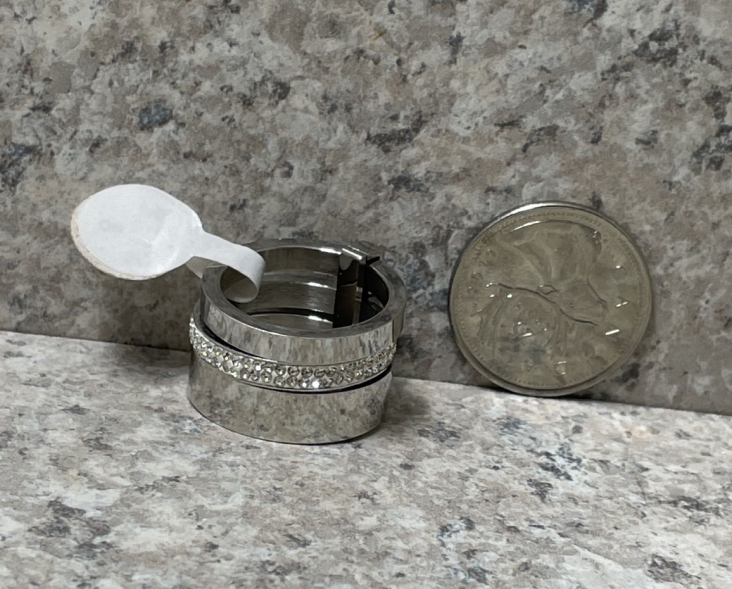 Mens or Women’s 3 layer stainless steel ring image indicator(4)