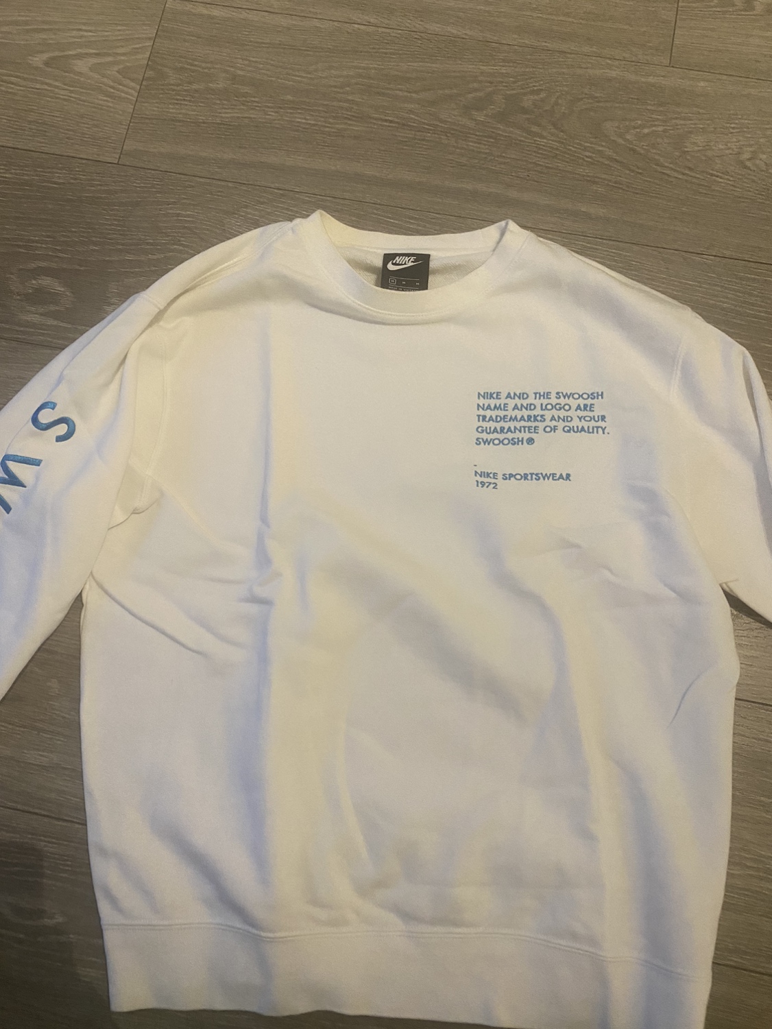 Nike - White Sweatshirt
