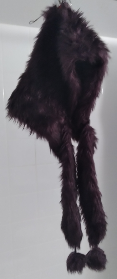 Winter Woman's Hooded/Scarf Purple Color image indicator(3)