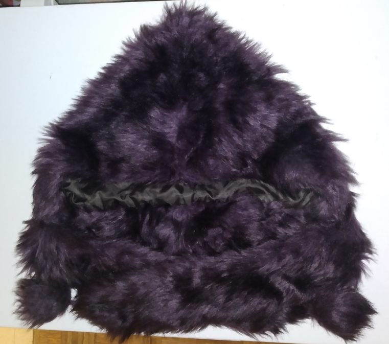 Winter Woman's Hooded/Scarf Purple Color image indicator(4)