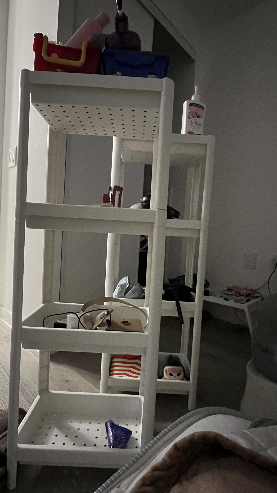 Ikea plastic shelf