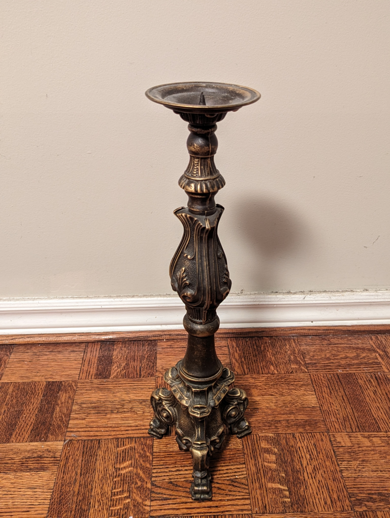 Antique candle holder