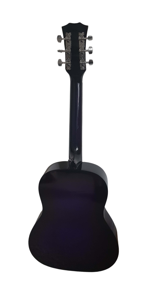 Kids acoustic guitar 3/4 size Purple brand new image indicator(4)