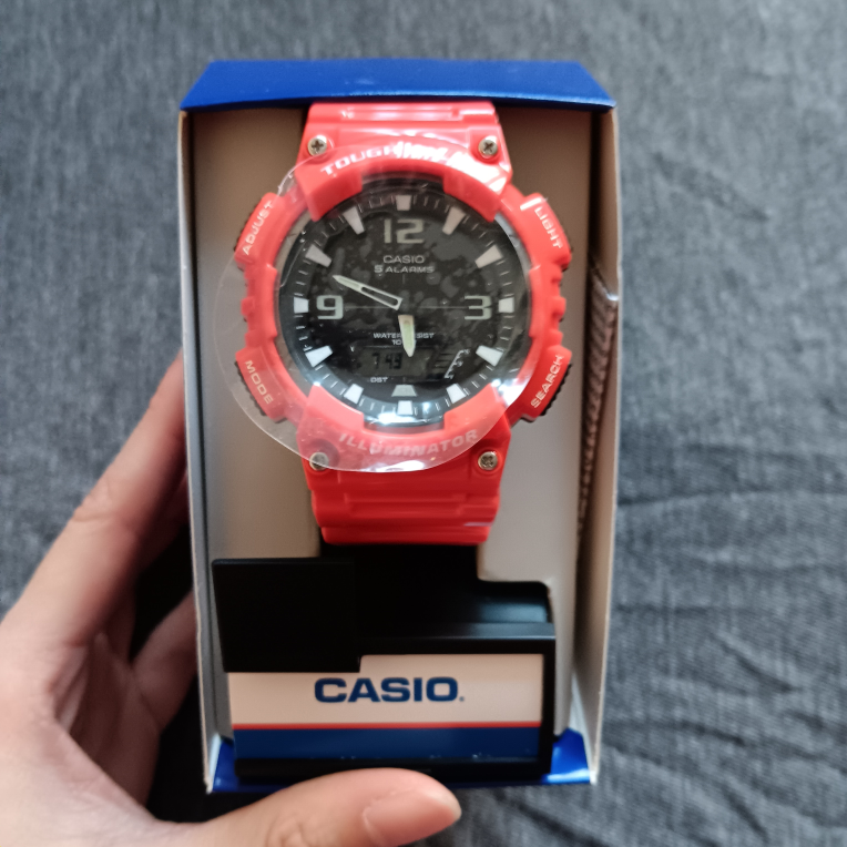 BRAND NEW Casio AQS810WC-4AV Tough Solar Power Analog Watch thumbnail