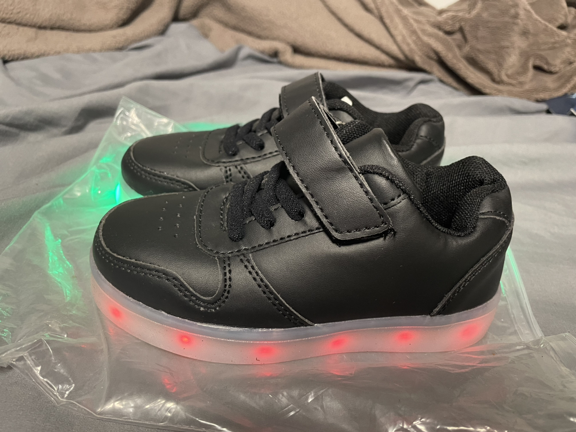 Kids LED Light Up Shoes Size 27 - photo 2