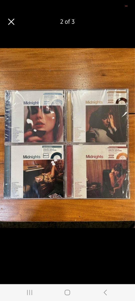 Taylor swift midnights Cds - photo 2