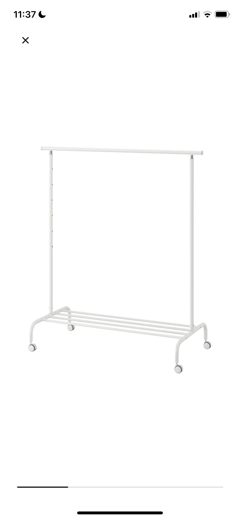 RIGGA IKEA clothes rack