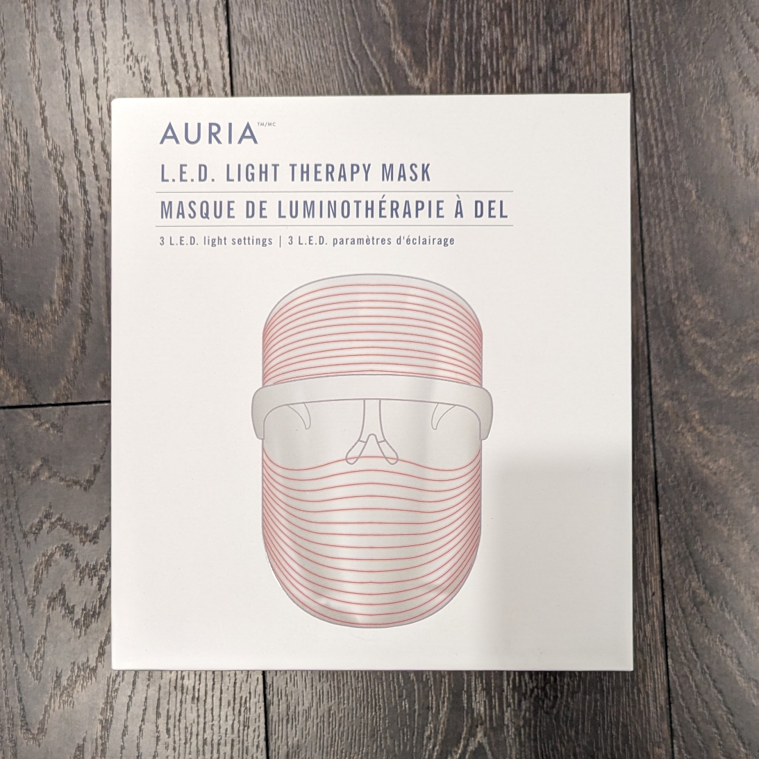 Auria red/amber/blue light healing skin therapy mask thumbnail
