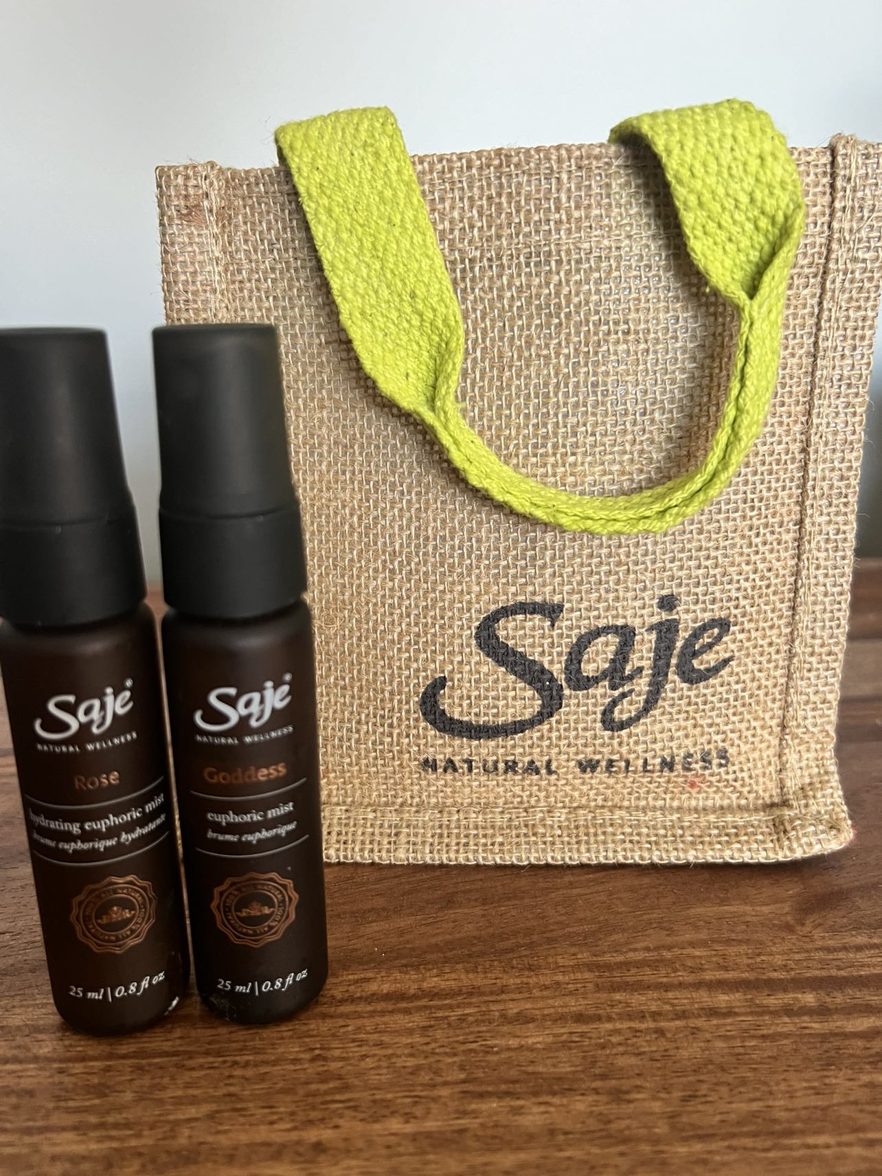 Saje Natural Wellness Spray Duo (Rose and Goddess)