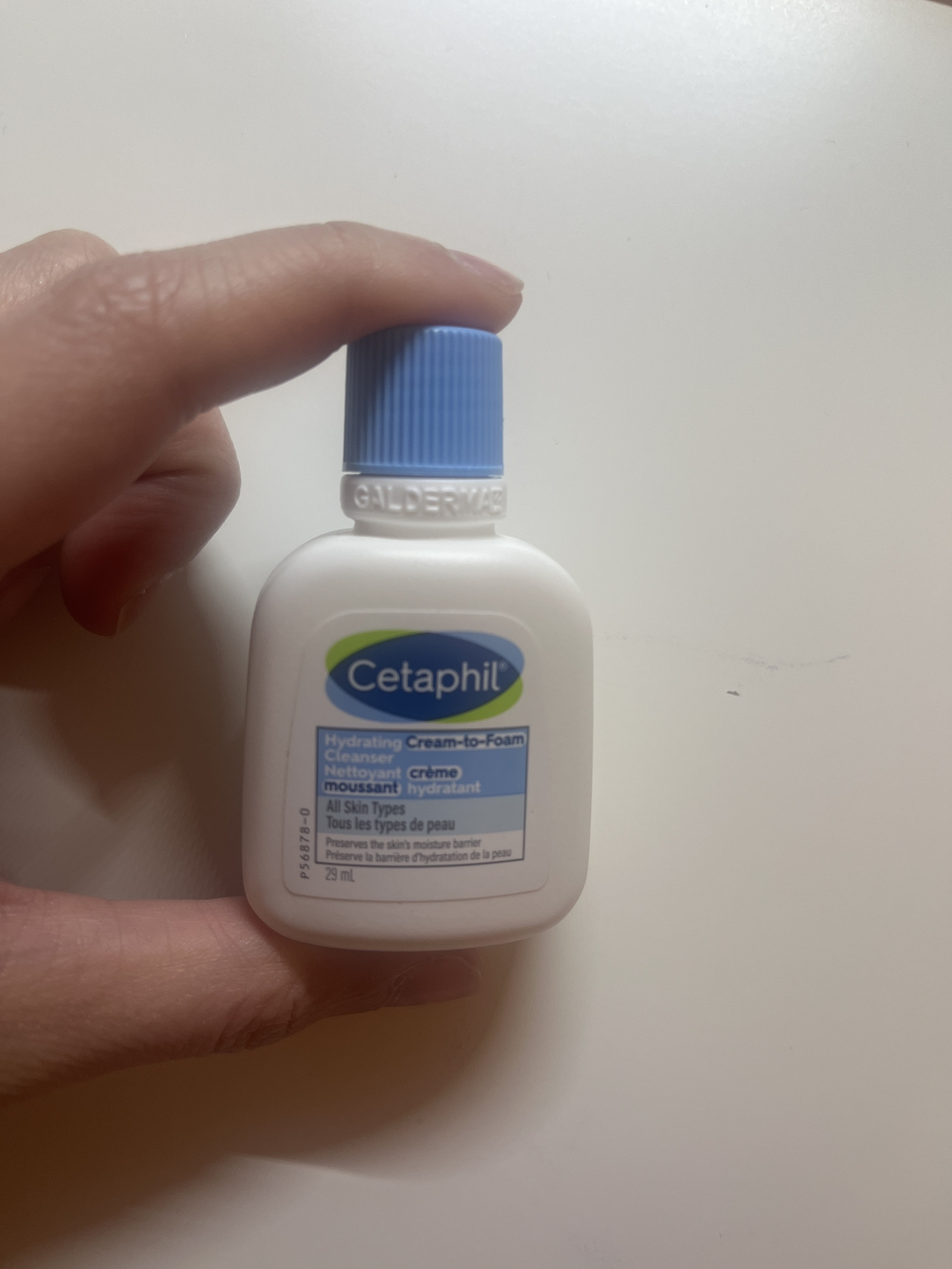 Sample Cetaphil Hydrating Cream-to-Foam Cleanser #freecycle