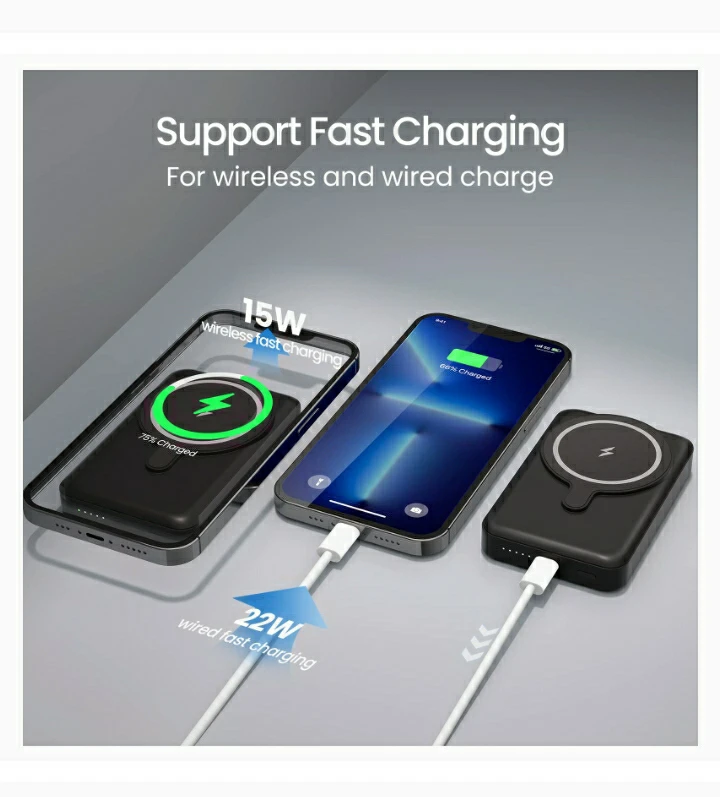 Magnetic wireless power bank - photo 5