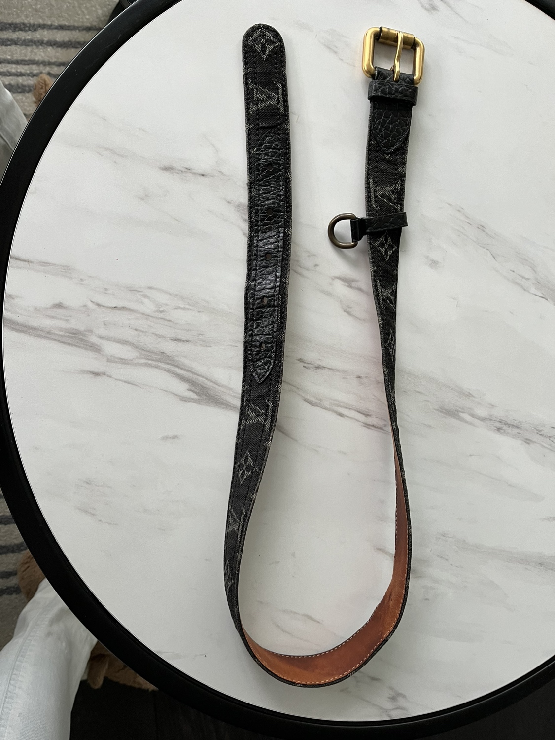Authentic LV Leather belt - photo 2
