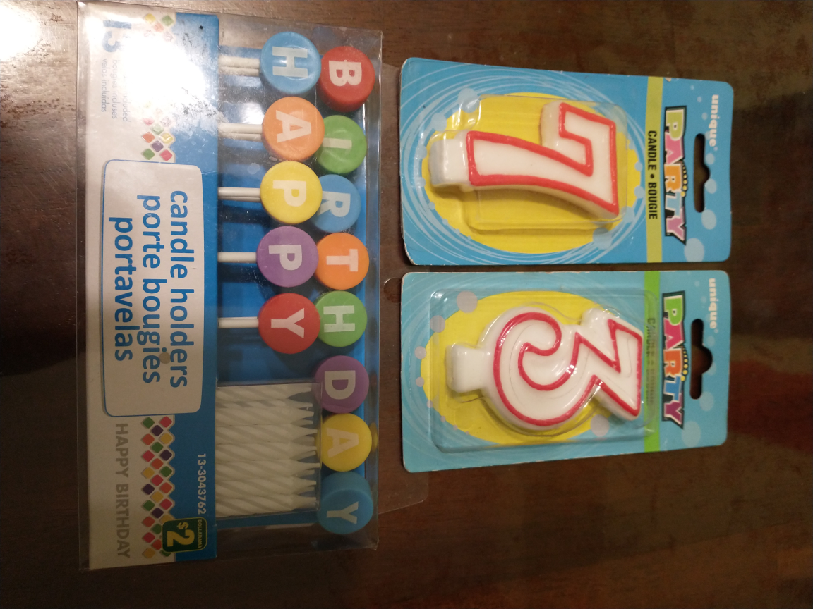 birthday party candle holder