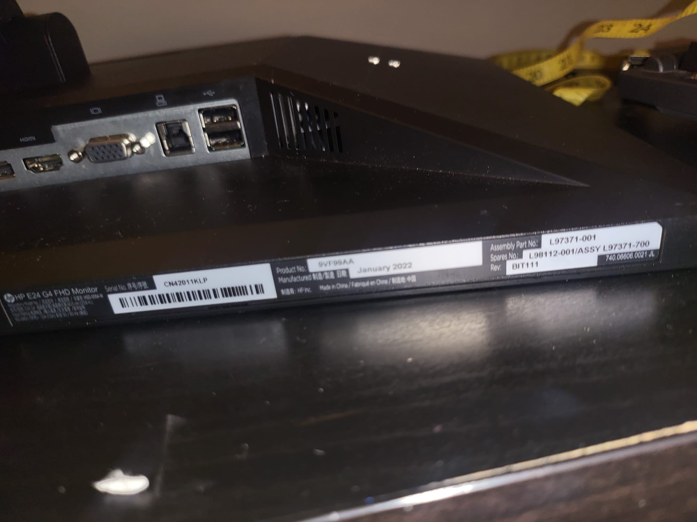 Like New HP E24 G4 FHD Monitor 23.5" - photo 4