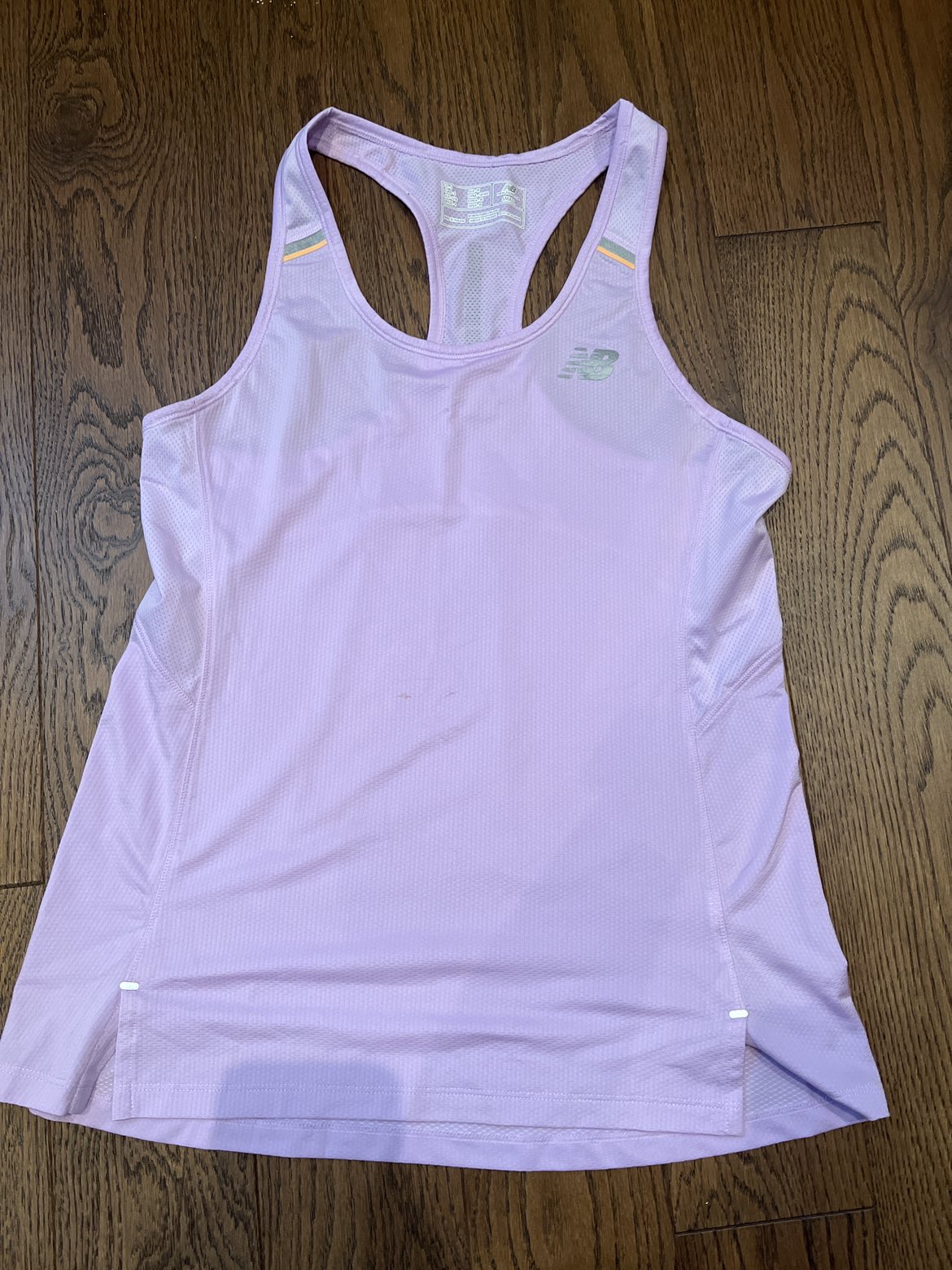 Purple New Balance Racerback Exercise Tank top