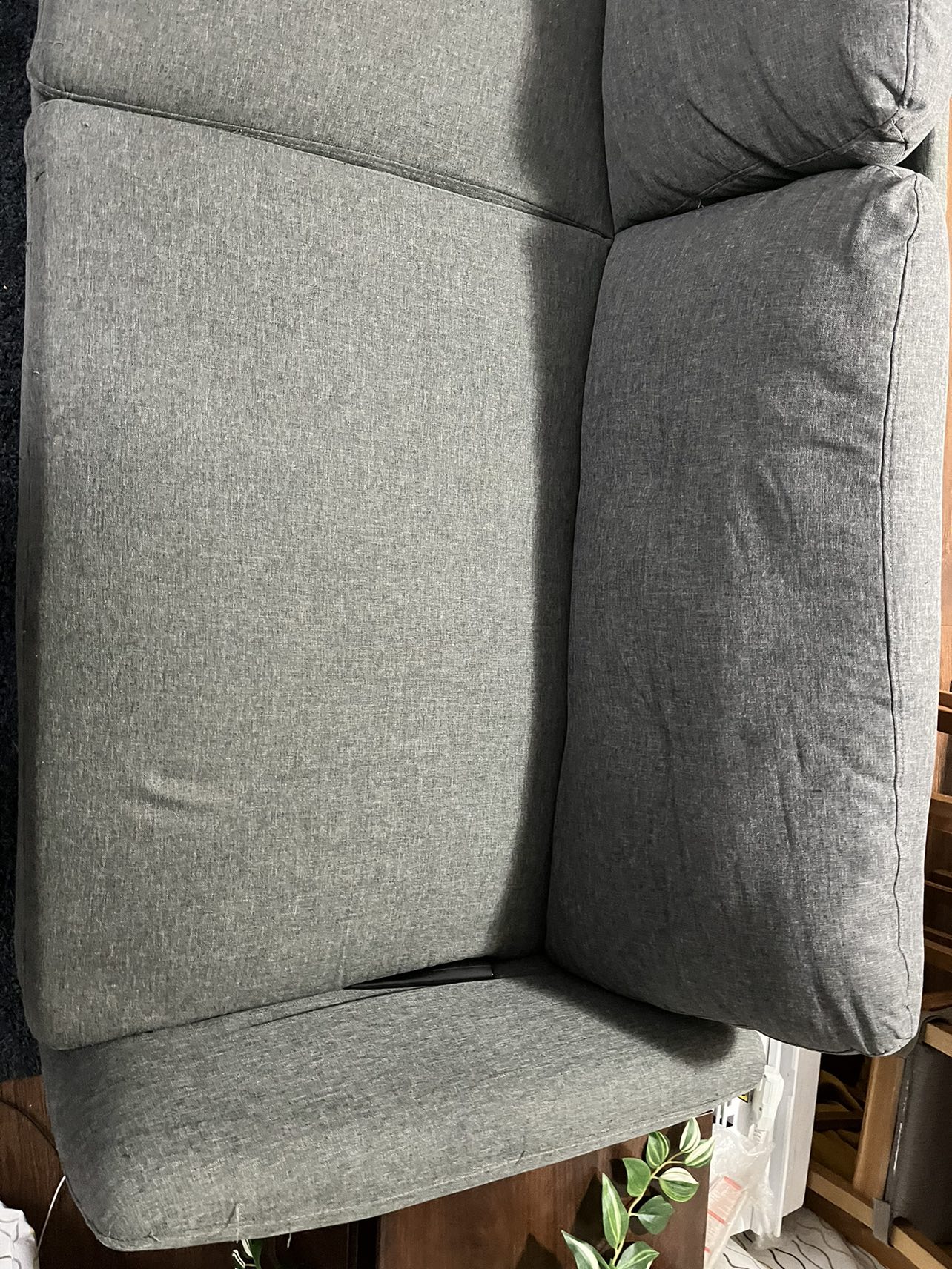 Zinus Contemporary Upholstery Sofa - Dark Gray - photo 4