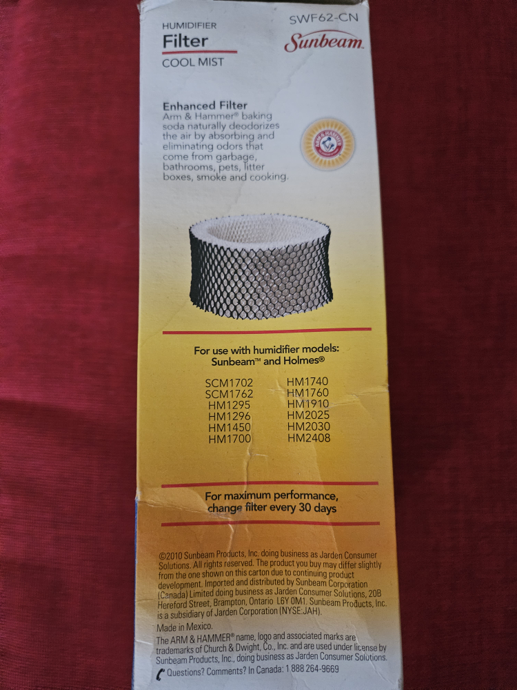 Humidifier Filter #freecycle image indicator(2)