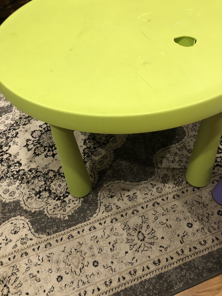 Free IKEA Mammut  children’s table #freecycle