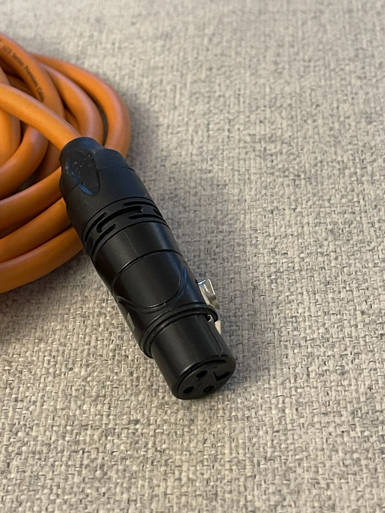 Orange XLR Cable for Microphones thumbnail