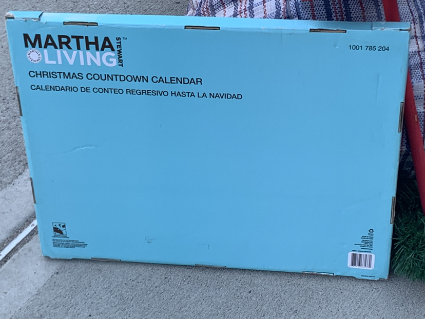 Martha Stewart Christmas countdown calendar new - photo 2