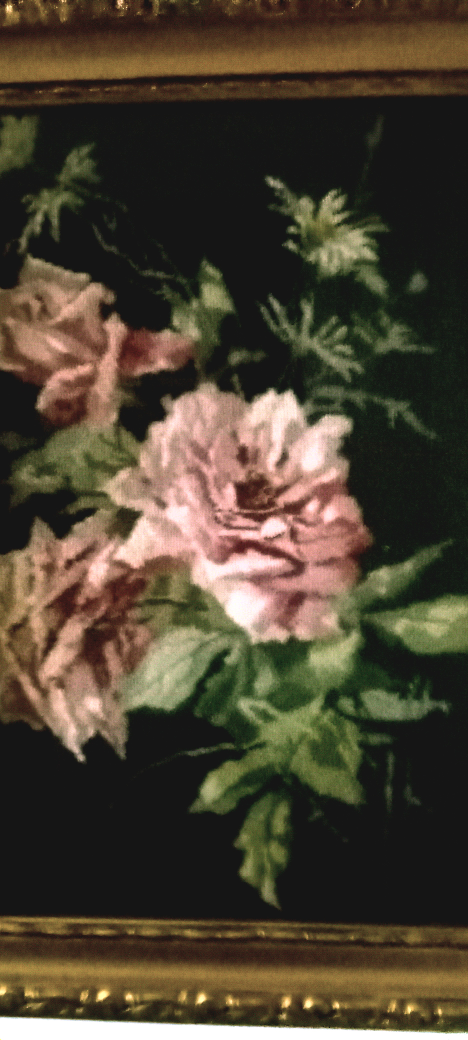 Beautiful vintage framed grandmother needlepoint.  only $20 firm image indicator(3)