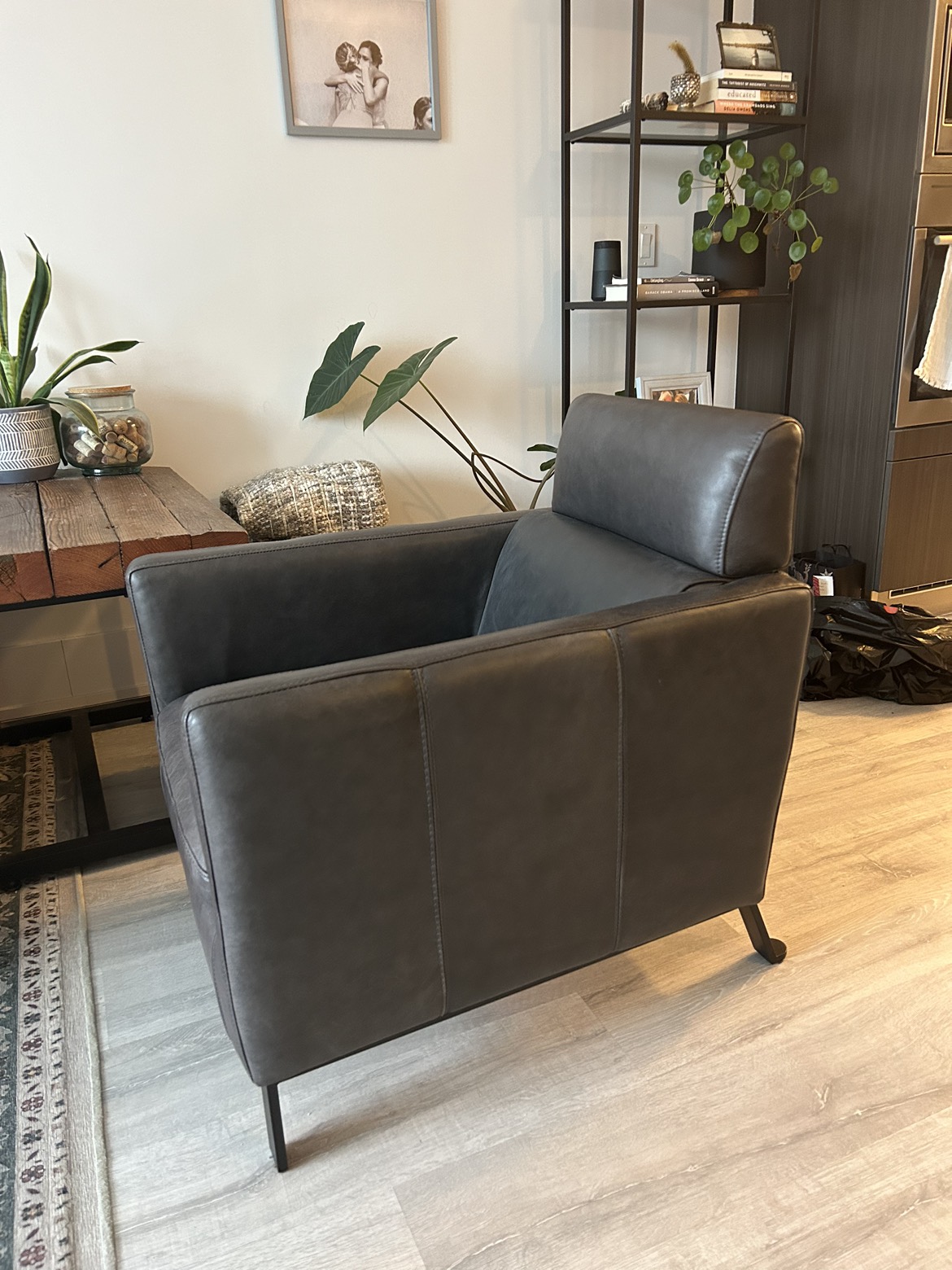 Urban barn “Camilo leather armchair”