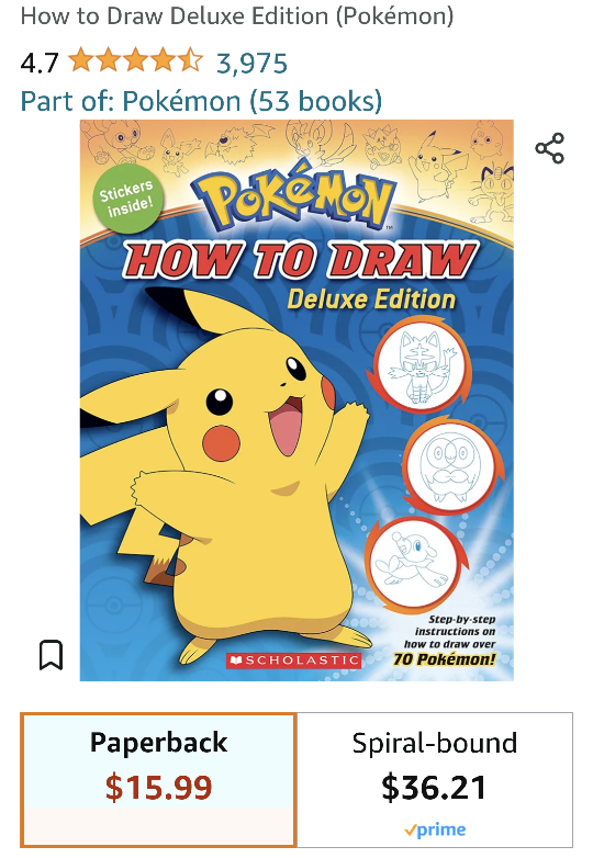 Pokémon How to Draw Deluxe Edition - photo 2