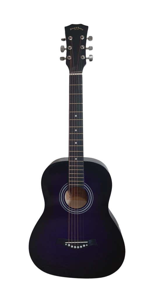 Kids acoustic guitar 3/4 size Purple brand new thumbnail