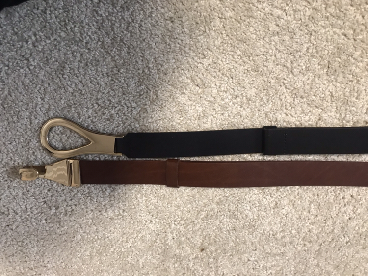Brand new DANIER Leather Dress Belts 2 for $30