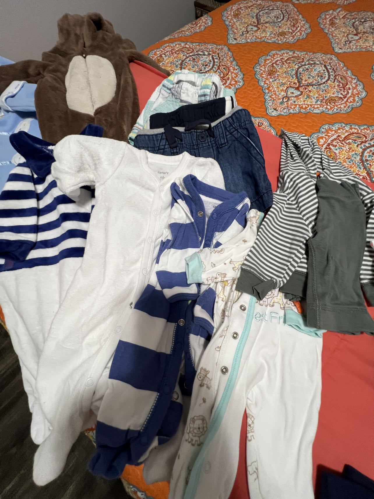 Newborn to 3 months boy clothes - photo 4