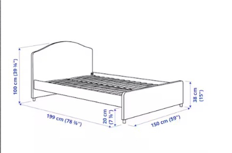 ikea bed - photo 2