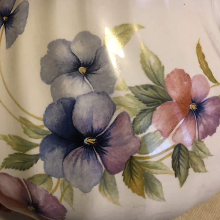 Sadler Teapot Pansies Motif - photo 3