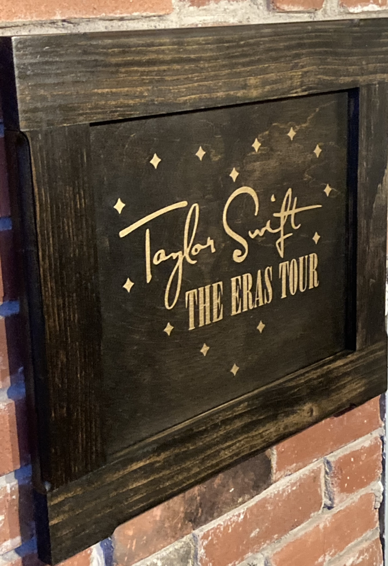 Beautiful wood sign!