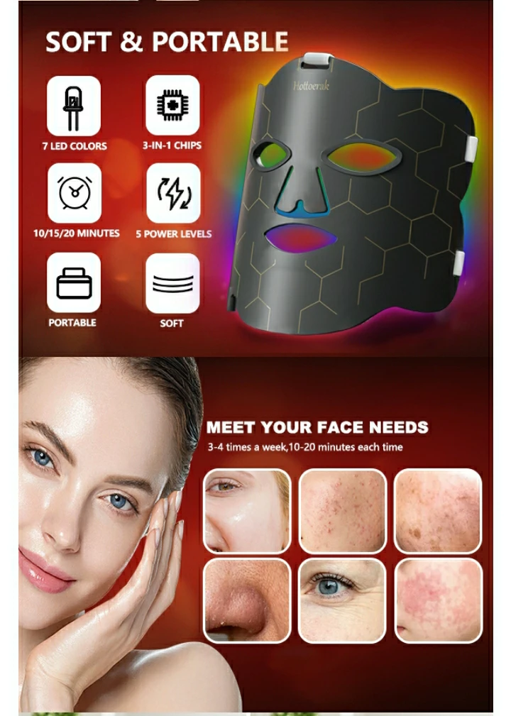 LED face mask - photo 2