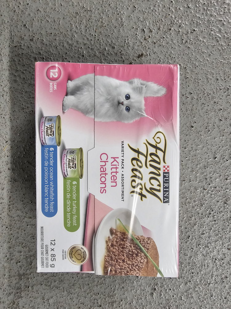 Fancy Feast Kitten Wet Kitten Food Variety Pack, 85 g (12 pack)
