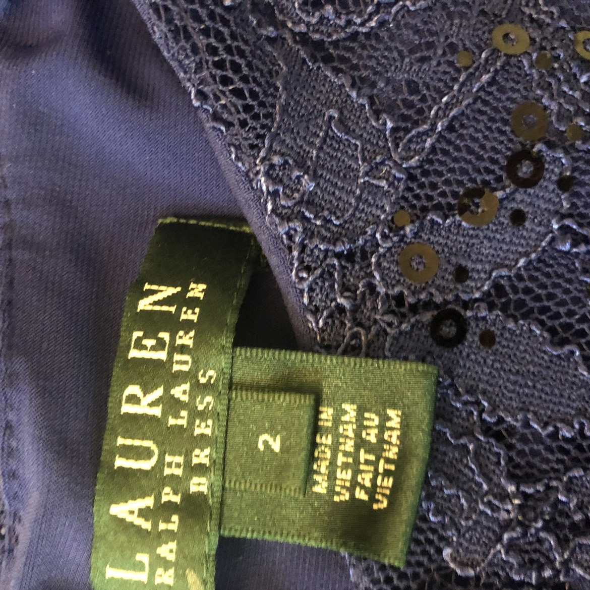 Ralph Lauren Navy Dress - Size 2 image indicator(3)