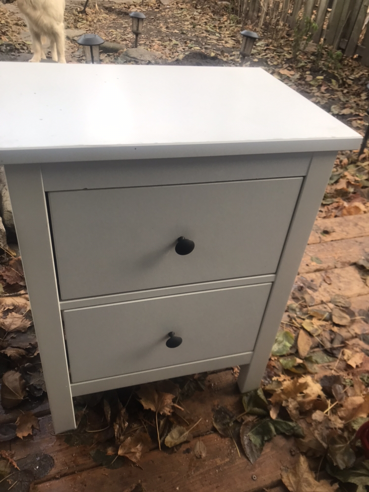 Ikea white Hemmnes Night Stands - 2
