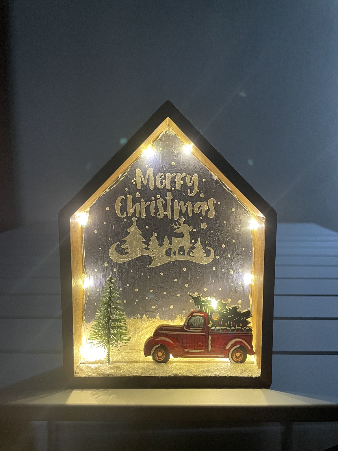 Christmas decoration - small shadow box - photo 2