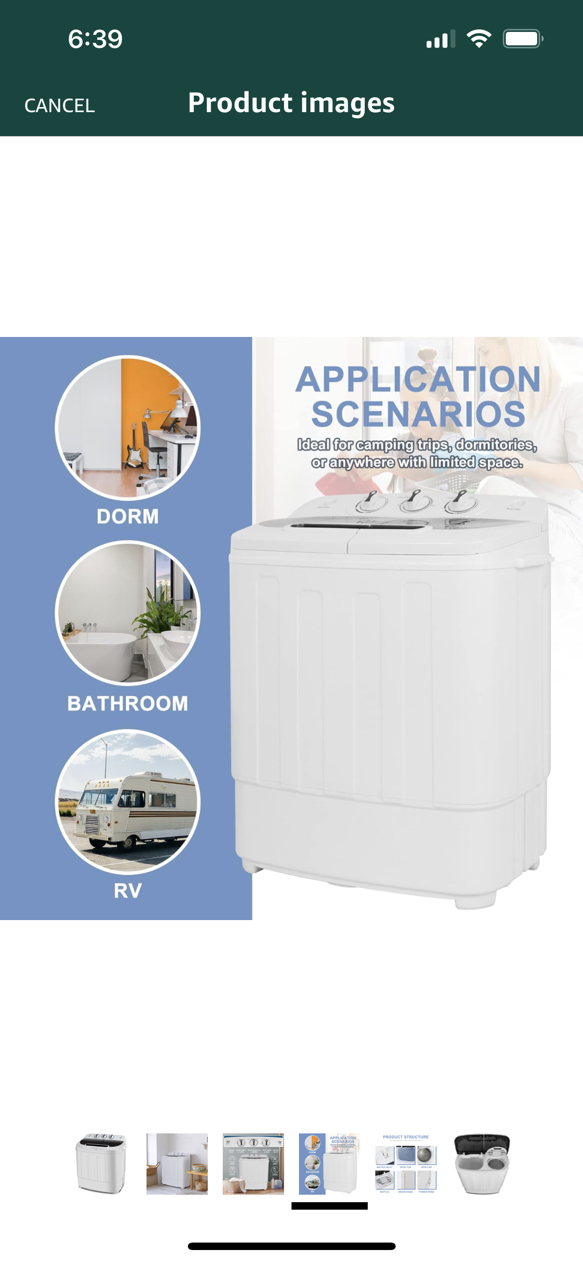 Portable Mini Washing Machine and Spin Dry - photo 4