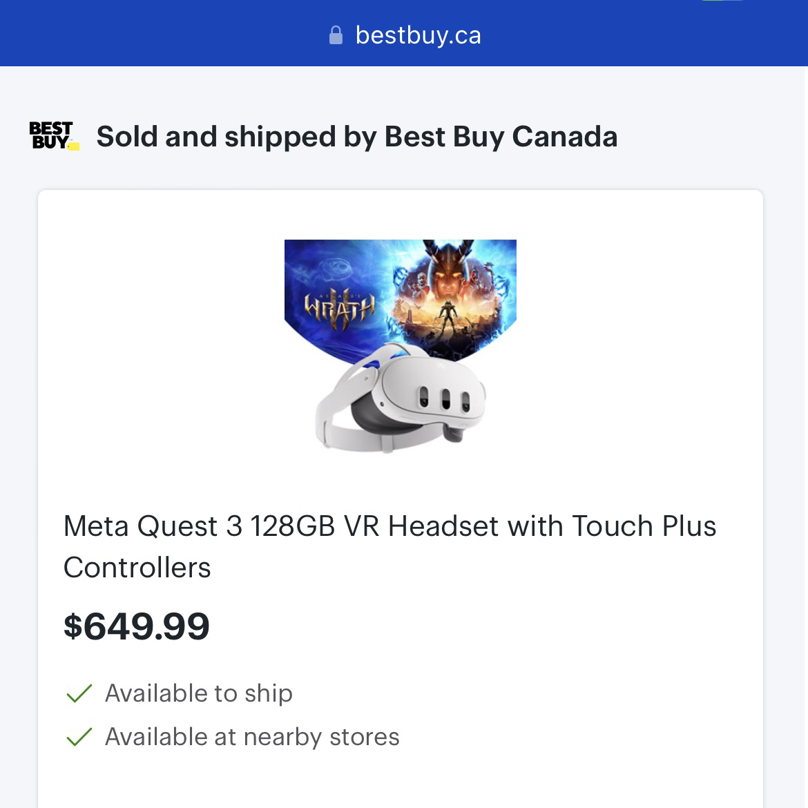 BNIB Meta Quest 3 (128GB) - photo 4